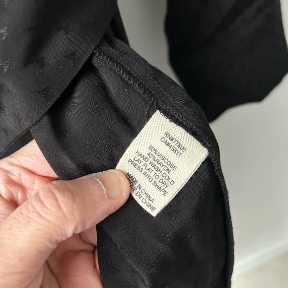 Saltwater luxe black stars robe waisted kimono style black - Picture 10 of 14